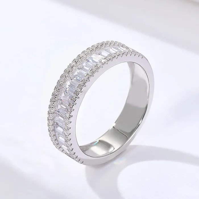 Rings Shineofdiamond Sale Stunning Round Cut Sterling Silver Wedding Bridal Set