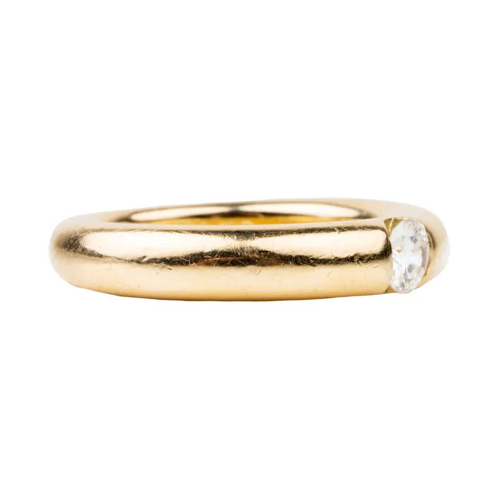 Bell Bird Antiques Rings Vintage Cartier Diamond Ring