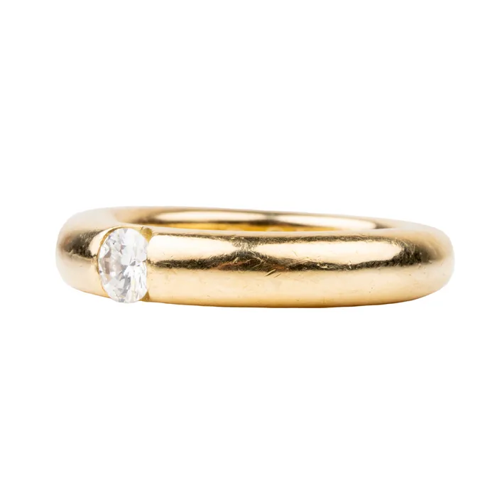 Bell Bird Antiques Rings Vintage Cartier Diamond Ring