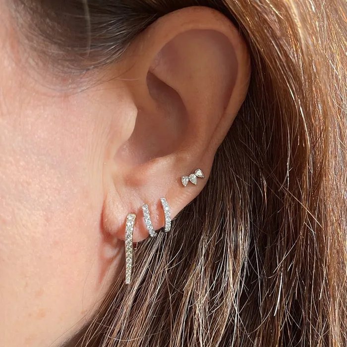 Earrings NicoleHD Jewelry Graduated Diamond Dagger Earring