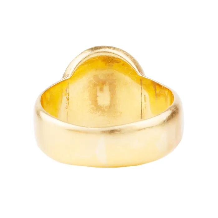 Rings Bell Bird Antiques Victorian Bloodstone Signet Ring