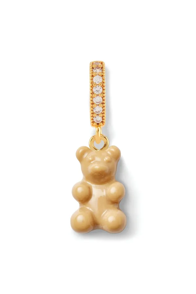 Rings Crystal Haze Jewelry Nostalgia bear Pave Connector Salt Caramel