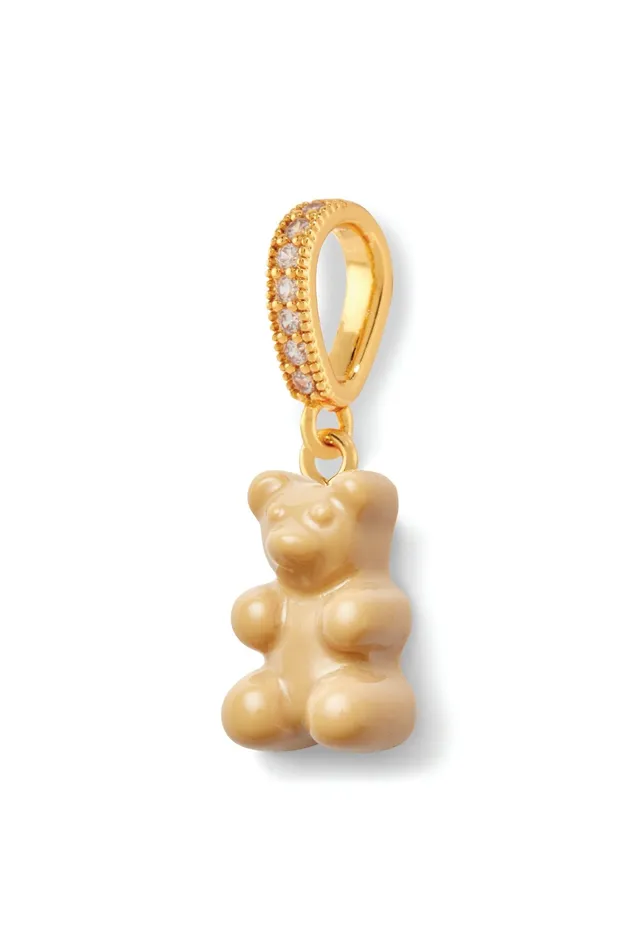 Rings Crystal Haze Jewelry Nostalgia bear Pave Connector Salt Caramel