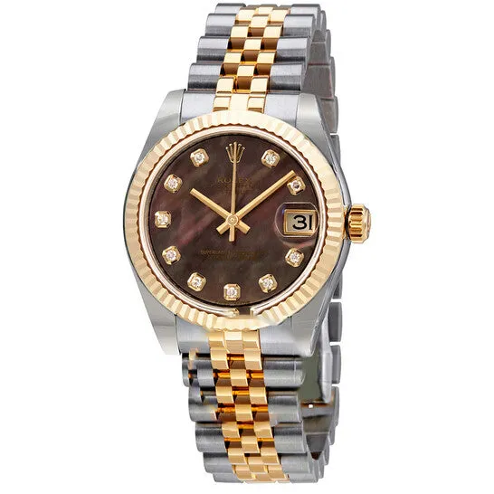 Bracelets JMS always Original Rolex Datejust Lady 31 Black Mother Of Pearl Dial Stainless Steel and 18K Yellow Gold Jubilee Bracelet Automatic Watch 178273BKMDJ Bracelets JMS always Original Rolex Datejust Lady 31 Black Mother Of Pearl Dial Stainless Steel and 18K Yellow Gold Jubilee Bracelet Automatic Watch 178273BKMDJ