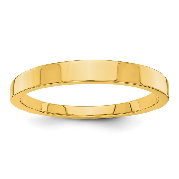Goldia Rings Solid 18K Yellow Gold 3mm Tapered Polished MensWomens Wedding Band Ring Size 8 Goldia Rings Solid 18K Yellow Gold 3mm Tapered Polished MensWomens Wedding Band Ring Size 8