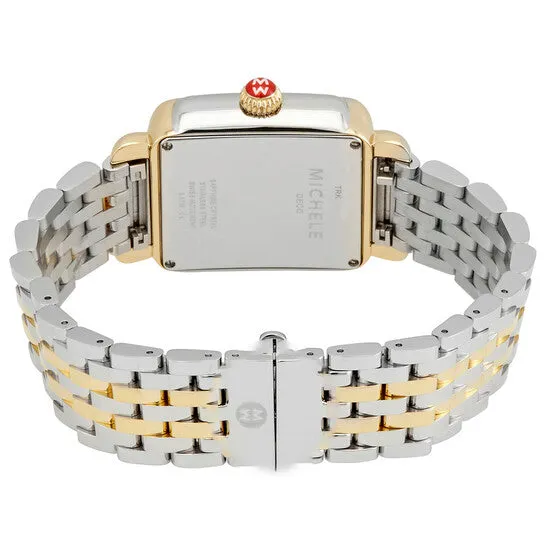 JMS always Rings Original Michele Deco Madison Quartz Silver Dial Twotone Ladies Watch MWW06T000147 JMS always Rings Original Michele Deco Madison Quartz Silver Dial Twotone Ladies Watch MWW06T000147