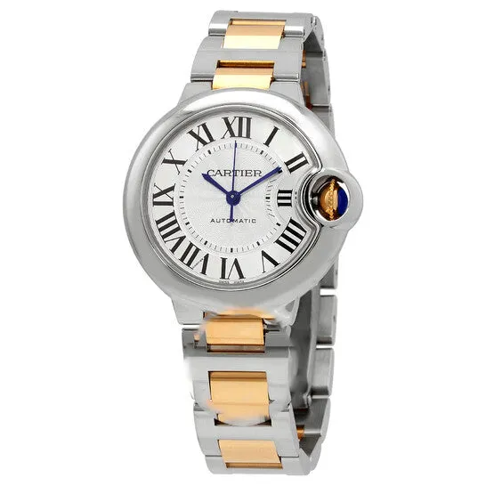 JMS always Watches Original Cartier Ballon Bleu Automatic Silver Dial Ladies Watch w2bb0029 JMS always Watches Original Cartier Ballon Bleu Automatic Silver Dial Ladies Watch w2bb0029