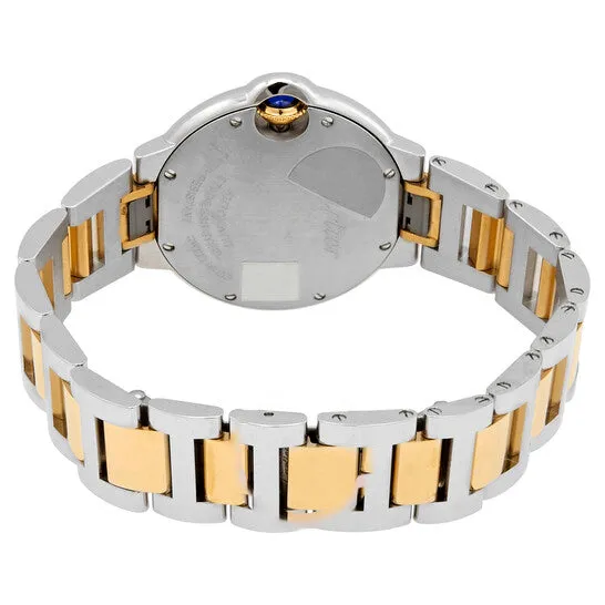 JMS always Watches Original Cartier Ballon Bleu Automatic Silver Dial Ladies Watch w2bb0029