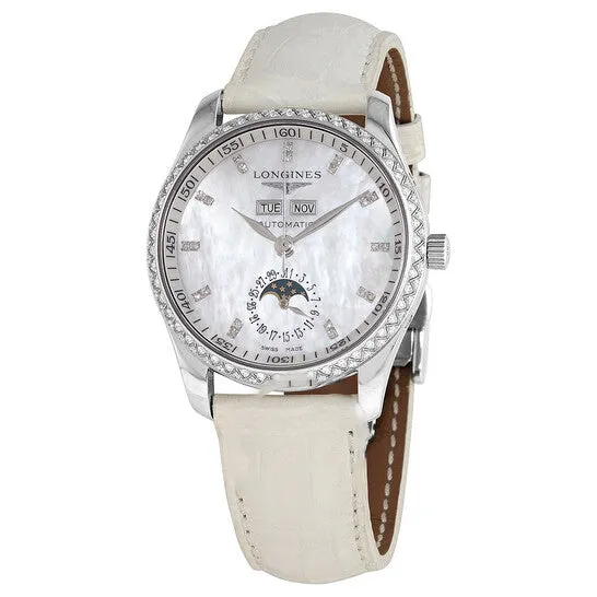 JMS always Watches Original Longines Masters Collection Automatic Diamond White Mother of Pearl Dial Mens Watch L25030873 JMS always Watches Original Longines Masters Collection Automatic Diamond White Mother of Pearl Dial Mens Watch L25030873