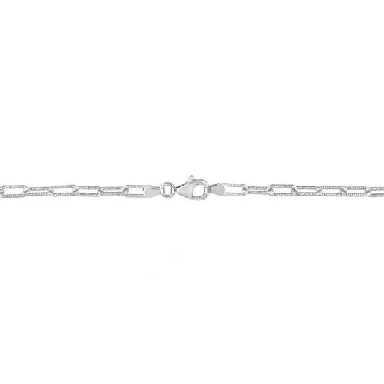 Necklaces JMS always Original AMOUR 35mm Fancy Paperclip Chain Necklace In Sterling Silver 16 In Necklaces JMS always Original AMOUR 35mm Fancy Paperclip Chain Necklace In Sterling Silver 16 In
