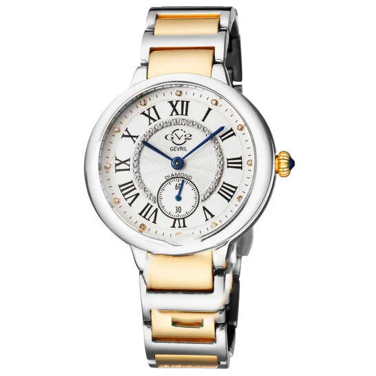 Original GV2 by Gevril Rome Quartz White Dial Ladies Watch 12203B JMS always Watches Original GV2 by Gevril Rome Quartz White Dial Ladies Watch 12203B JMS always Watches