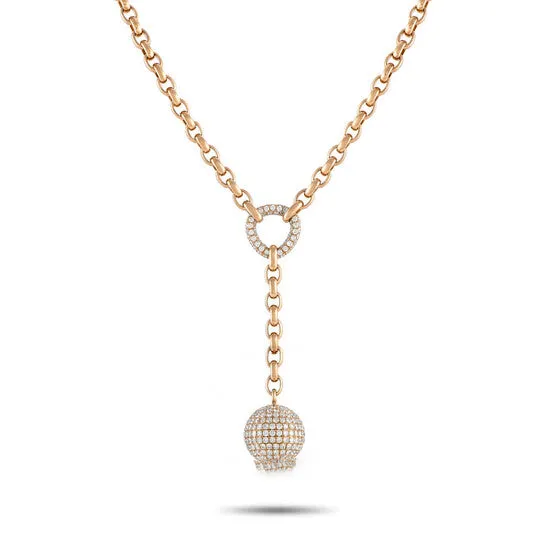 Original LB Exclusive 18K Rose Gold 540ct Diamond Necklace JMS always Necklaces Original LB Exclusive 18K Rose Gold 540ct Diamond Necklace JMS always Necklaces