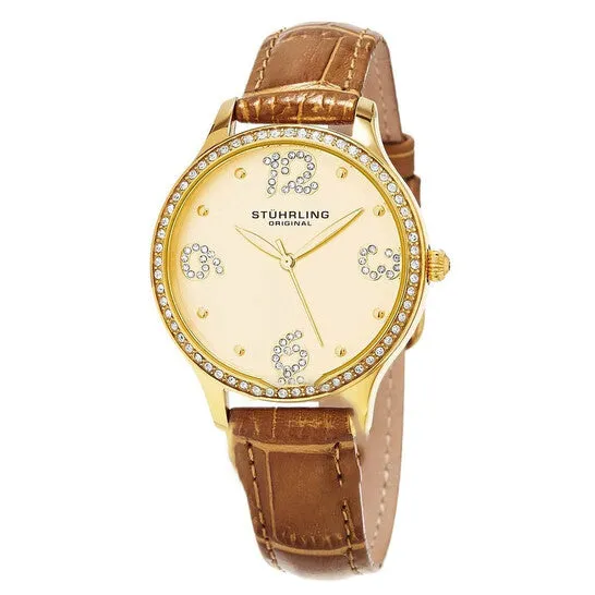 Original Stuhrling Original Vogue Goldtone Dial Ladies Watch M15312 JMS always Rings