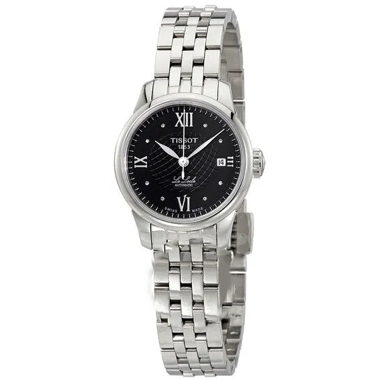 Watches JMS always Original Tissot Le Locle Automatic Black Diamond Dial Ladies Watch T41118356 Watches JMS always Original Tissot Le Locle Automatic Black Diamond Dial Ladies Watch T41118356