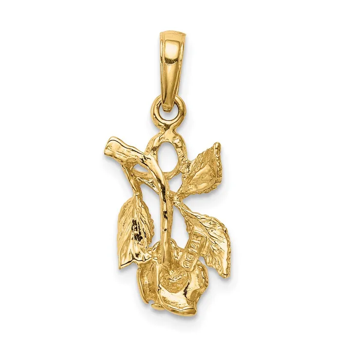 14k Rose Pendant TreasureFineJewelers Necklaces
