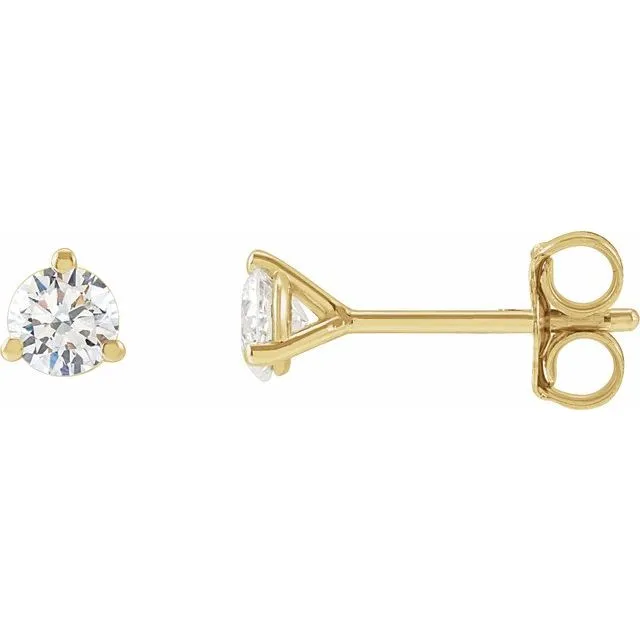 14K Yellow Gold 13 CTW LabGrown Diamond Stud Earrings TreasureFineJewelers Earrings 14K Yellow Gold 13 CTW LabGrown Diamond Stud Earrings TreasureFineJewelers Earrings
