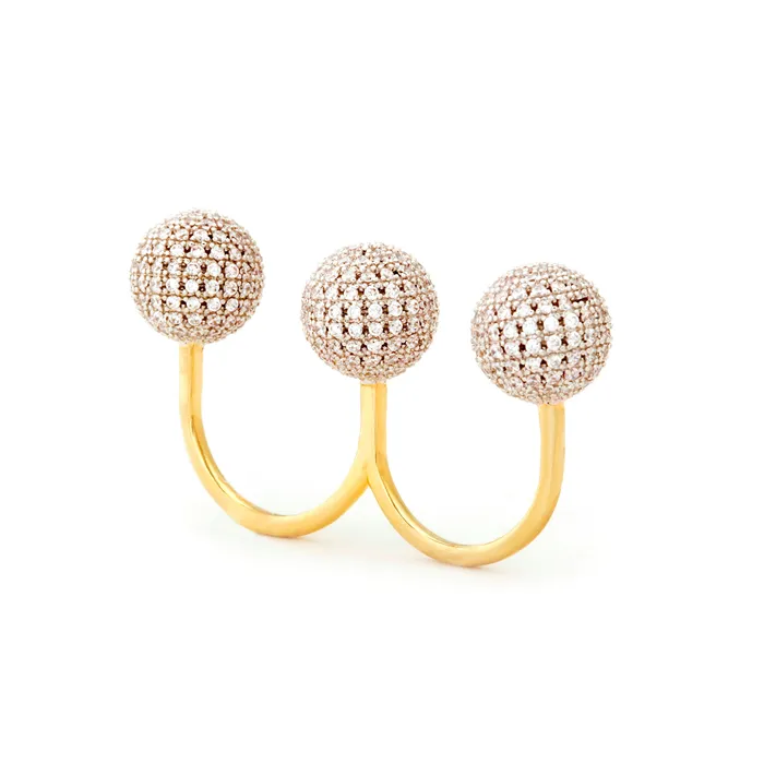 Cassandra Double Finger Ring vendorunknown Rings