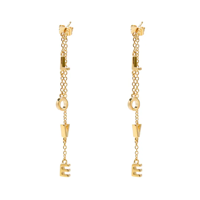 LOVE Swingers Chain Dangle Earrings vendorunknown Bracelets