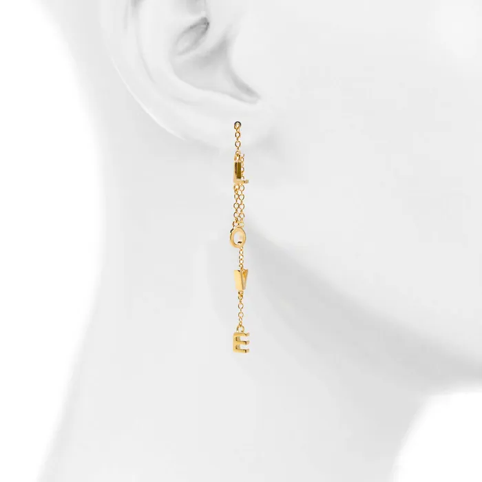 LOVE Swingers Chain Dangle Earrings vendorunknown Bracelets