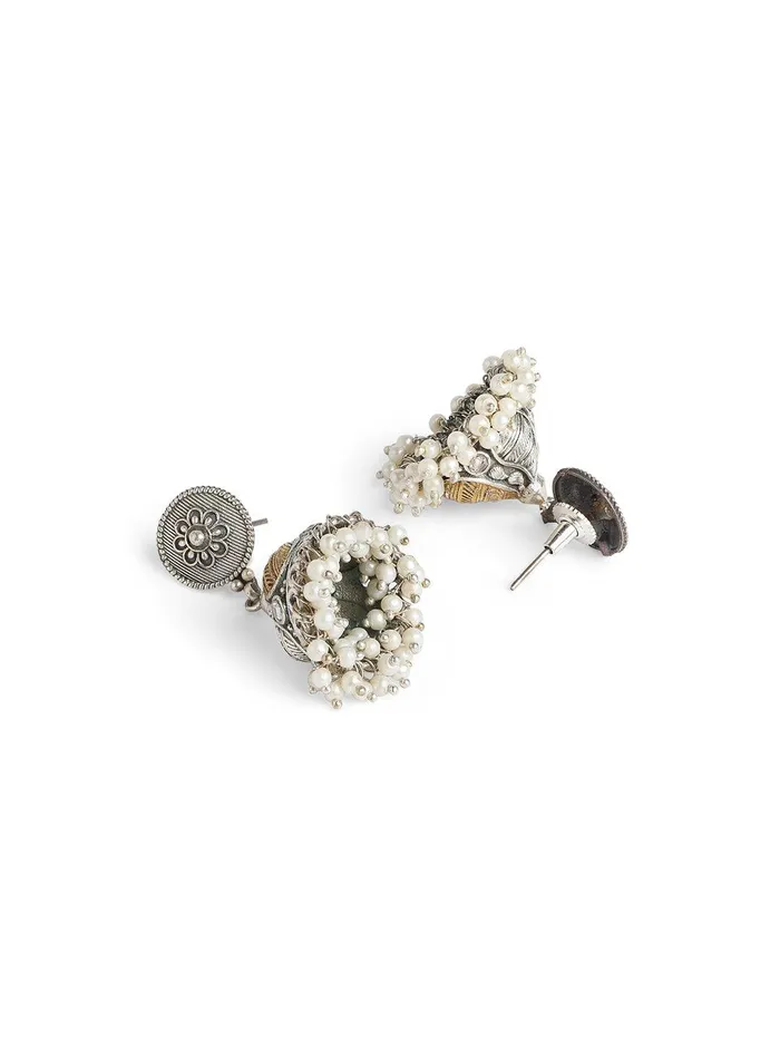 Necklaces Curio Cottage Gypsy Moonlit Bloom Oxidised Necklace Set Necklaces Curio Cottage Gypsy Moonlit Bloom Oxidised Necklace Set