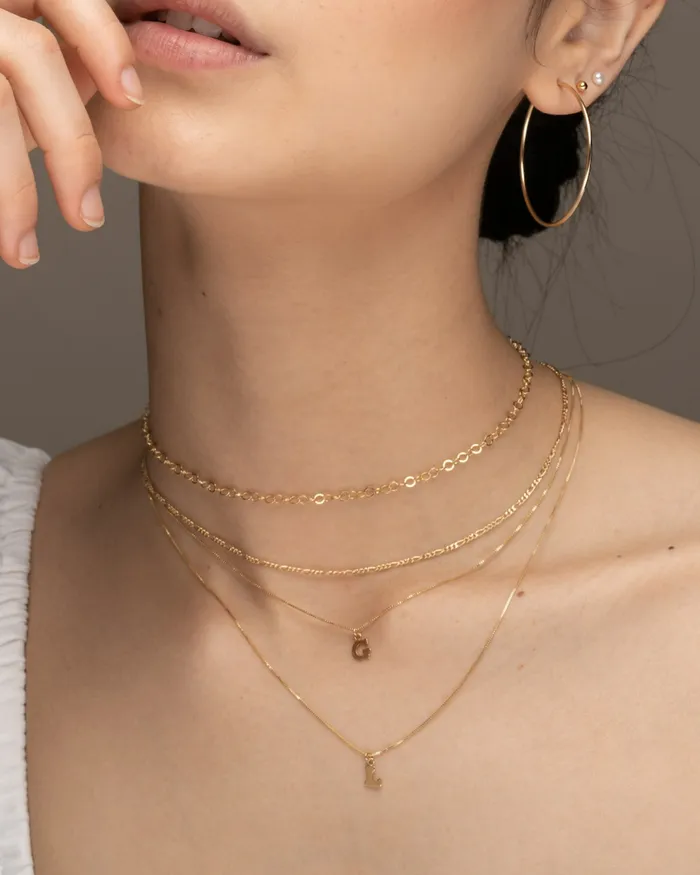 Necklaces ERIJEWELRY Personalised Initial letter Necklace