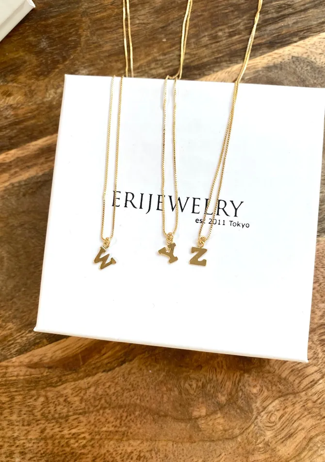 Necklaces ERIJEWELRY Personalised Initial letter Necklace