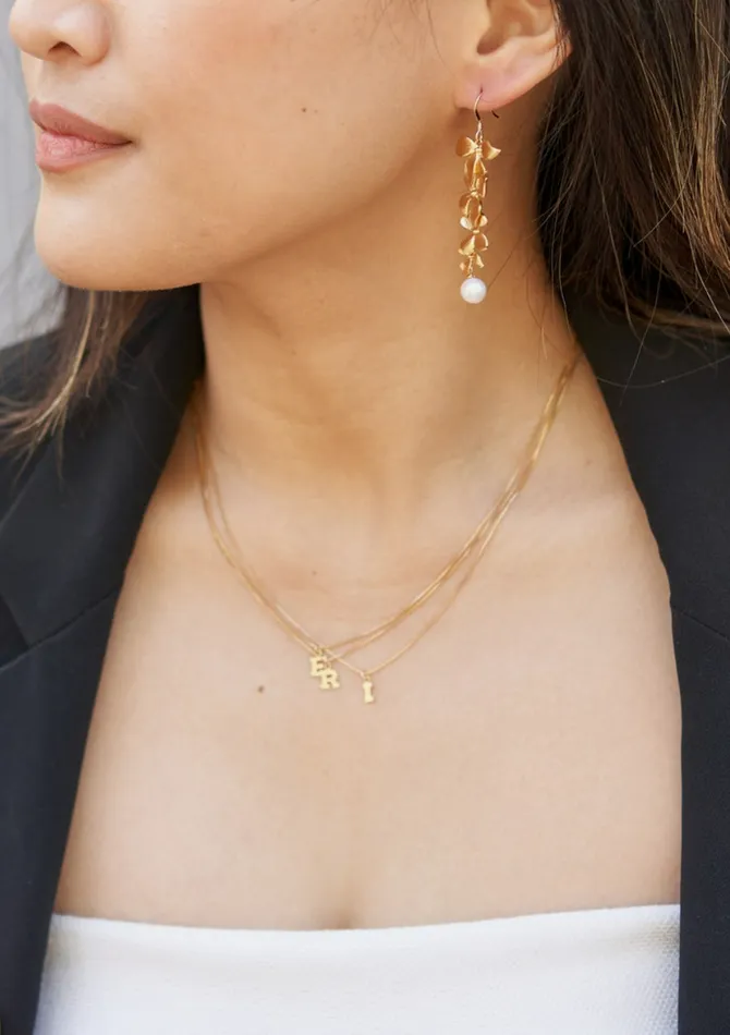 Necklaces ERIJEWELRY Personalised Initial letter Necklace