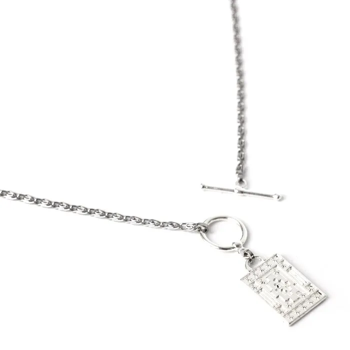Necklaces WellDunn Damien Silver Necklace