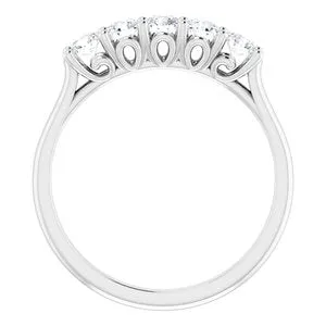 14K White 12 CTW Diamond Anniversary Band12308060000PSTWBC WB Choice Jewelry Rings