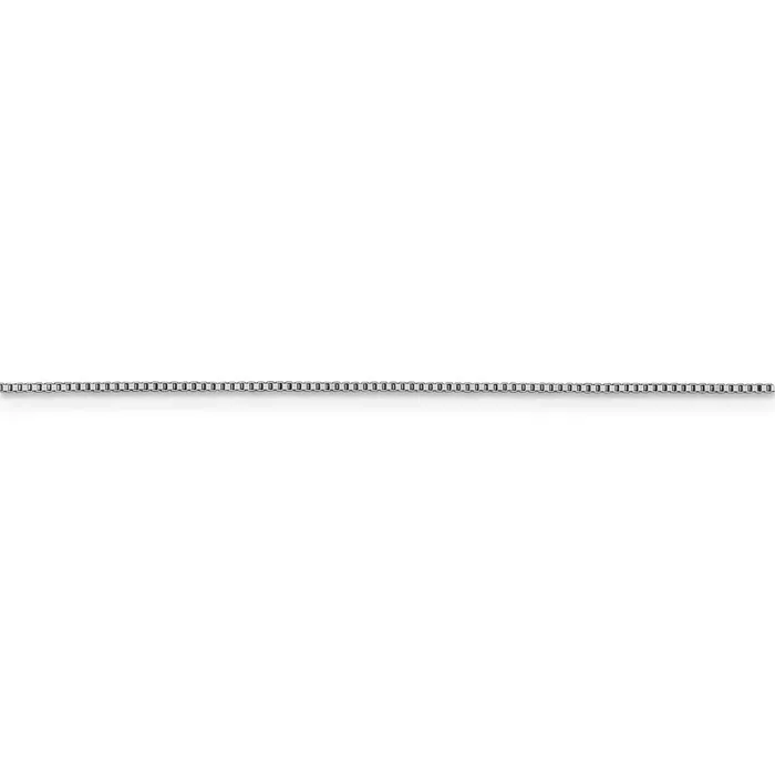 18K Leslies WG 7mm Box ChainWBC18LP2116 WB Choice Jewelry Necklaces
