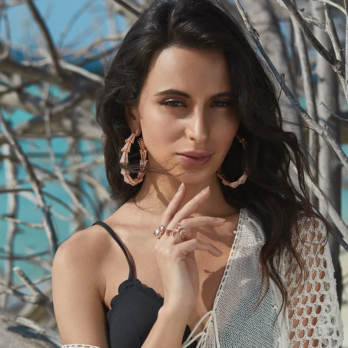 Earrings Petra Diamond Mini Hoops Earrings PRERTO ECOMMERCE PRIVATE LIMITED