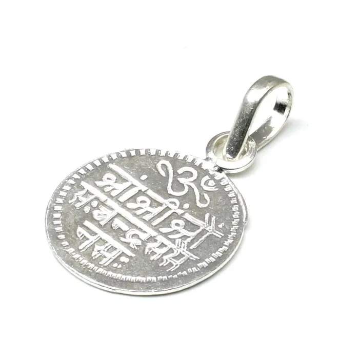 Karizma Jewels Necklaces Silver Moon Religious Pendant Mantra for childrens Karizma Jewels Necklaces Silver Moon Religious Pendant Mantra for childrens