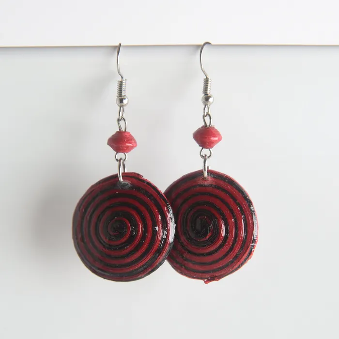 projecthavehope2 Earrings Wilobo Earth Spiral Earrings