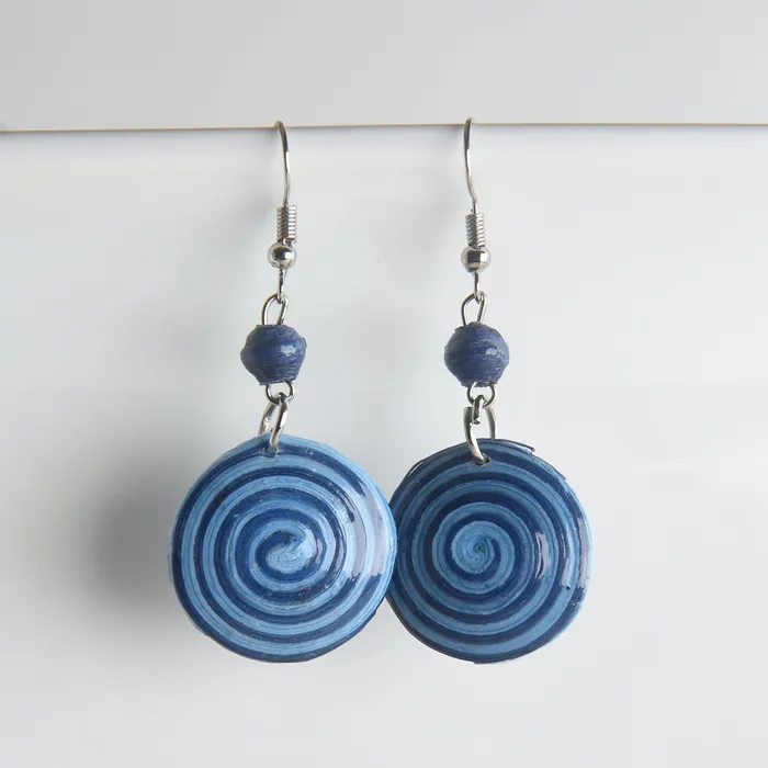 projecthavehope2 Earrings Wilobo Earth Spiral Earrings