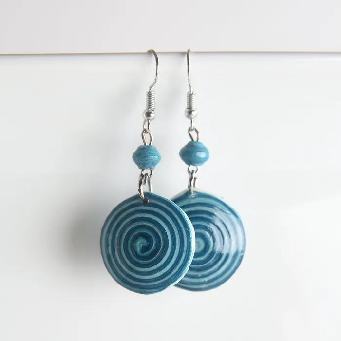projecthavehope2 Earrings Wilobo Earth Spiral Earrings
