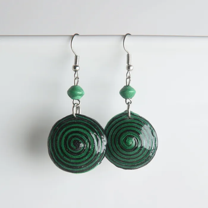 projecthavehope2 Earrings Wilobo Earth Spiral Earrings