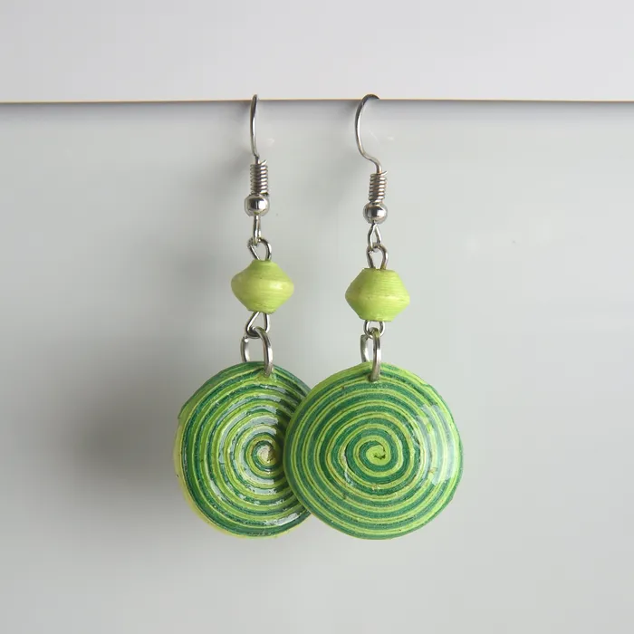 projecthavehope2 Earrings Wilobo Earth Spiral Earrings