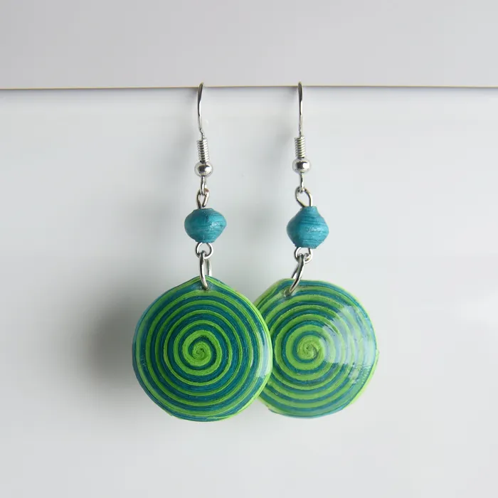 projecthavehope2 Earrings Wilobo Earth Spiral Earrings