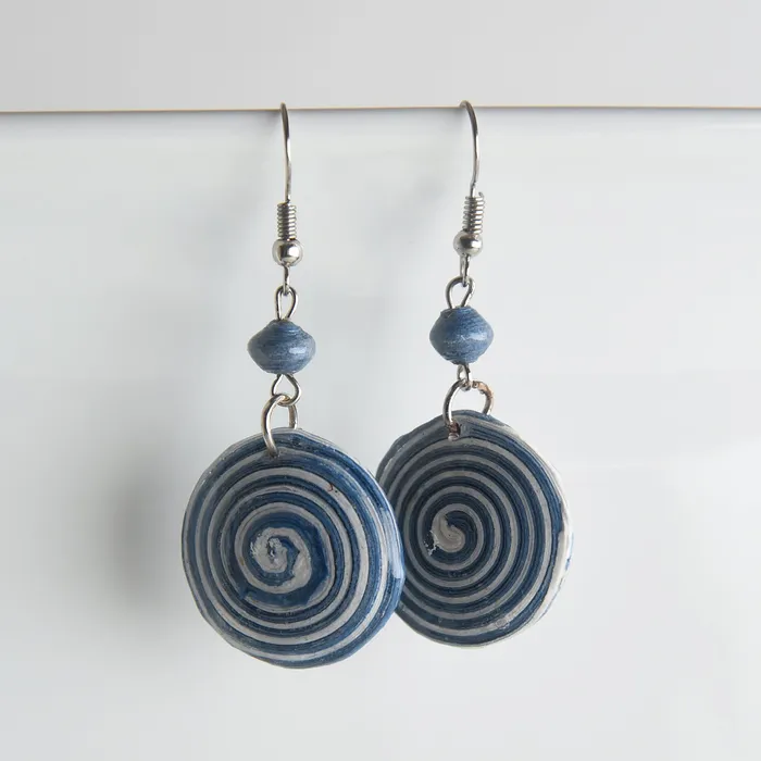 projecthavehope2 Earrings Wilobo Earth Spiral Earrings