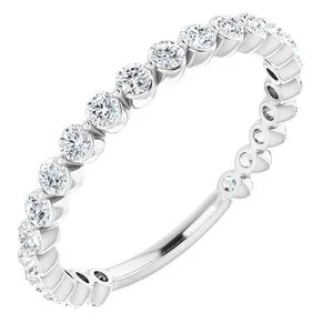 Rings WB Choice Jewelry 14K White 34 CTW Diamond Anniversary Band123013601PSTWBC