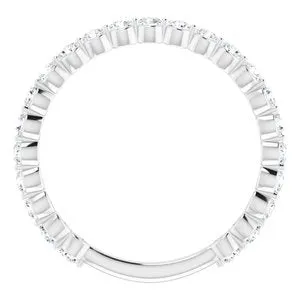 Rings WB Choice Jewelry 14K White 34 CTW Diamond Anniversary Band123013601PSTWBC