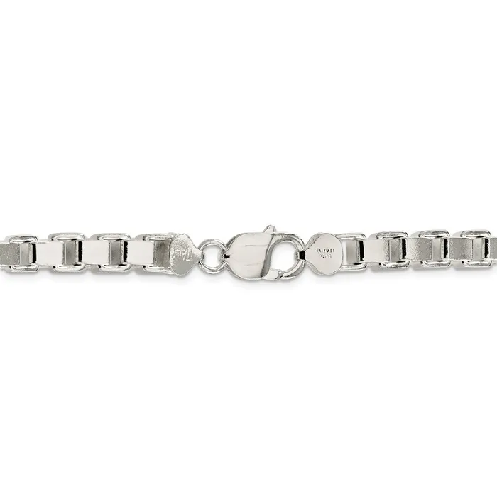 Sterling Silver 7mm Box ChainWBCQBX12026 WB Choice Jewelry Rings Sterling Silver 7mm Box ChainWBCQBX12026 WB Choice Jewelry Rings