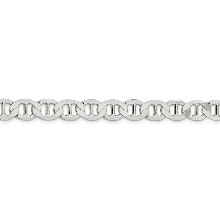 Sterling Silver 89mm Flat Anchor ChainWBCQLFA18026 WB Choice Jewelry Rings