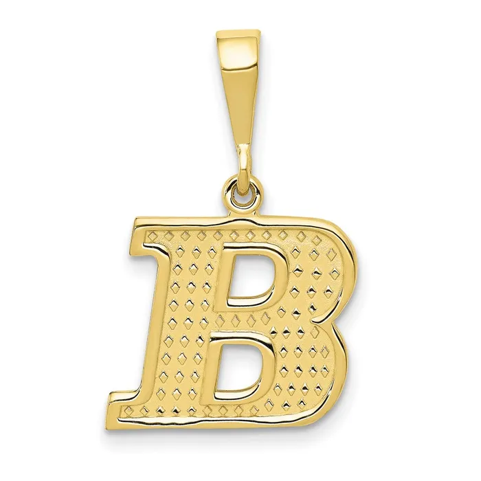 WB Choice Jewelry 10k Initial B PendantWBC10C1449B Necklaces