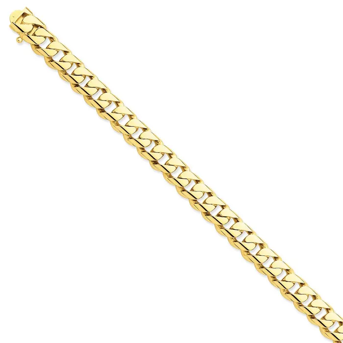 WB Choice Jewelry Bracelets 14k 96mm Handpolished Rounded Curb Link BraceletWBCLK1269 WB Choice Jewelry Bracelets 14k 96mm Handpolished Rounded Curb Link BraceletWBCLK1269