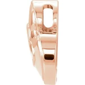 WB Choice Jewelry Necklaces 14K Rose 14x14 mm Heart Slide Pendant86097103PSTWBC WB Choice Jewelry Necklaces 14K Rose 14x14 mm Heart Slide Pendant86097103PSTWBC