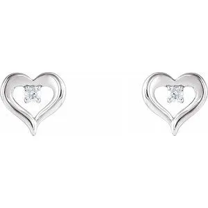 WB Choice Jewelry Platinum 110 CTW Diamond Heart Stud Earrings 86702603PSTWBC Earrings WB Choice Jewelry Platinum 110 CTW Diamond Heart Stud Earrings 86702603PSTWBC Earrings