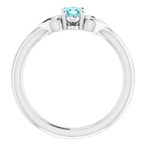 WB Choice Jewelry Rings 14K White 5x3 mm Oval Zircon Youth Heart Ring71987615PSTWBC WB Choice Jewelry Rings 14K White 5x3 mm Oval Zircon Youth Heart Ring71987615PSTWBC