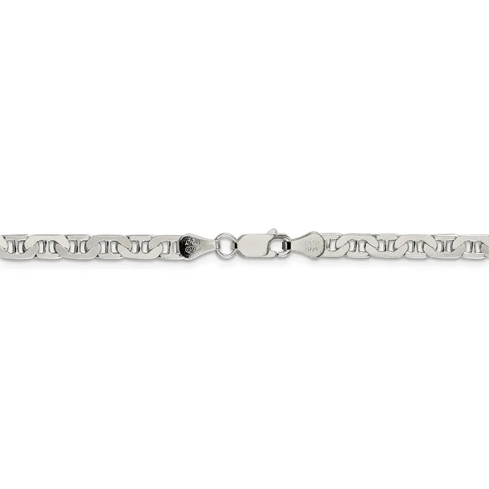 WB Choice Jewelry Rings Sterling Silver 45mm Flat Anchor ChainWBCQAN12018 WB Choice Jewelry Rings Sterling Silver 45mm Flat Anchor ChainWBCQAN12018