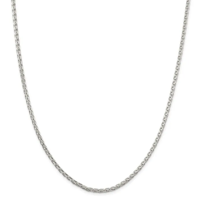 WB Choice Jewelry Sterling Silver 3mm Round Spiga ChainWBCQSP08022 Rings